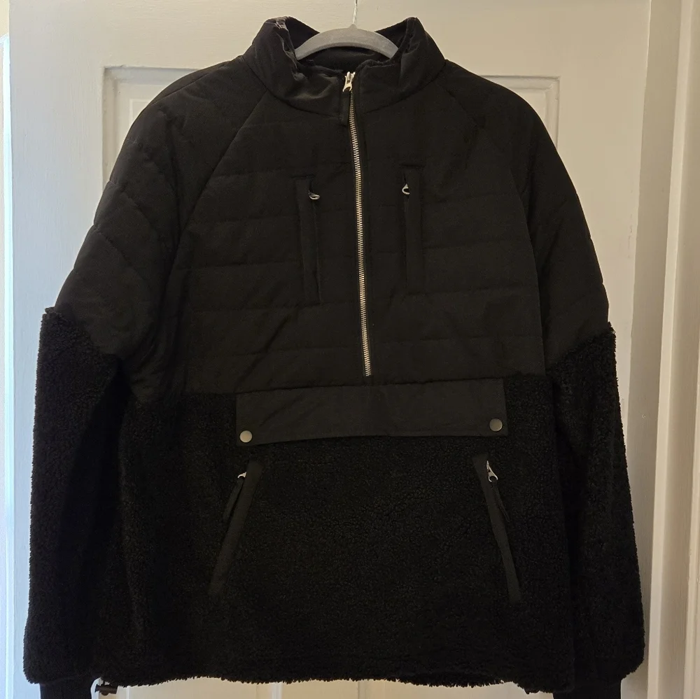 Forever 21 Men's Size Large Black Puffer Jacket - Picture 1 of 5